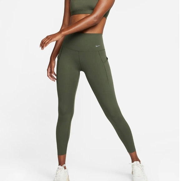 Nike Universa Women's Medium-Support High-Waisted 7/8 Leggings with Pockets - Picture 1 of 13
